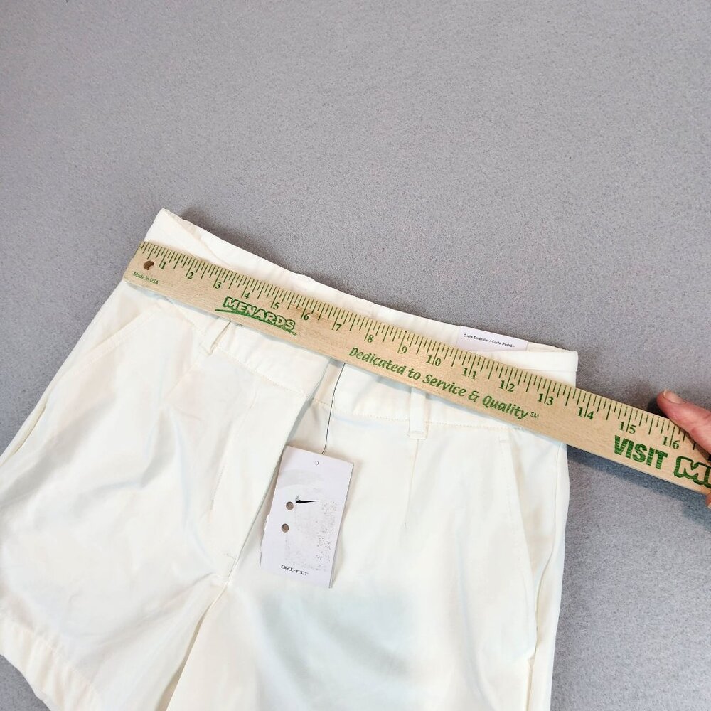Nike Golf Victory 5" Shorts High Rise Standard Fit White Preppy Dri-fit Shorts S - Picture 10 of 13